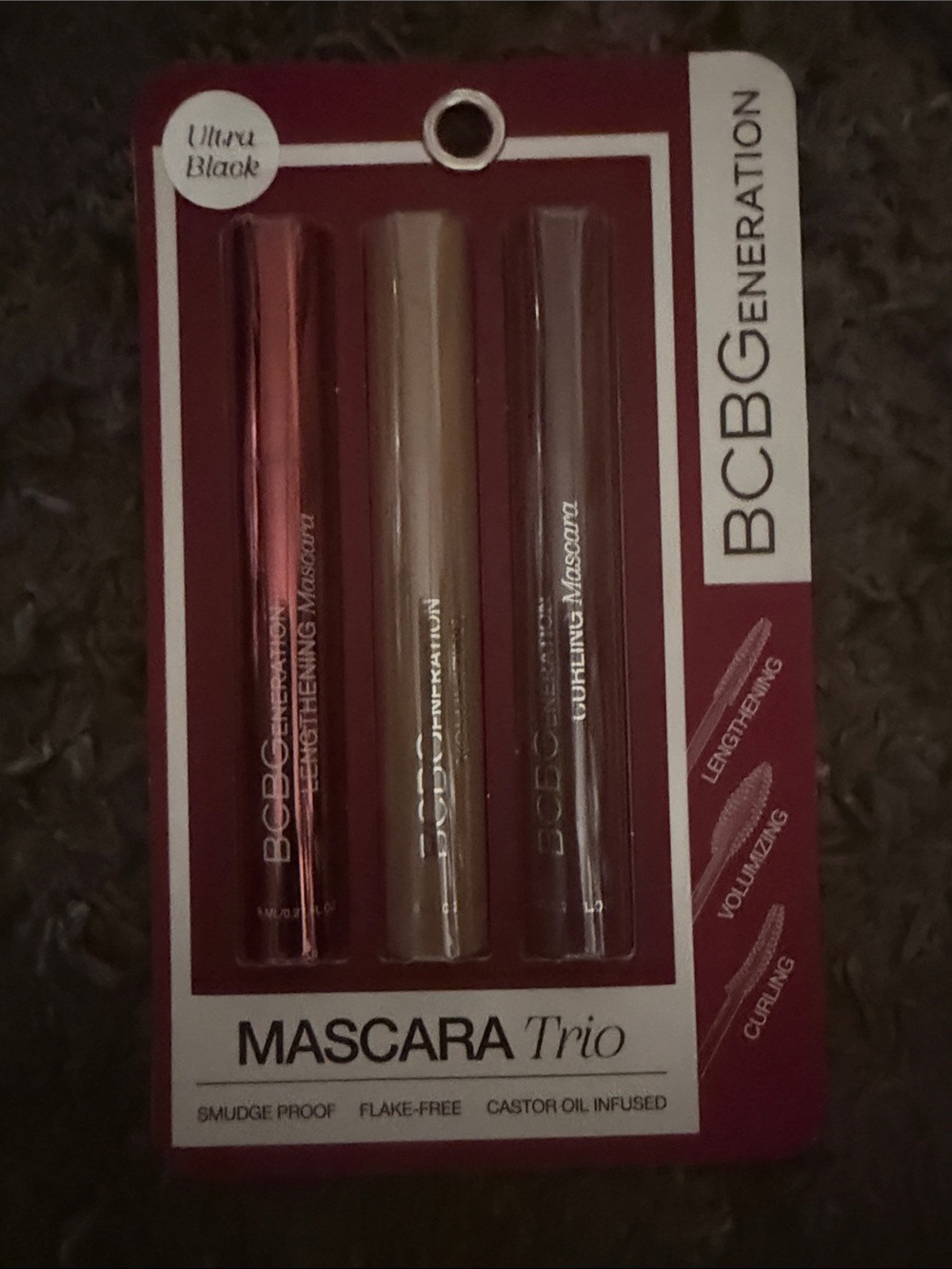BCBGeneration Mascara Trio - Metallic Rose, Beige, Deep Brown